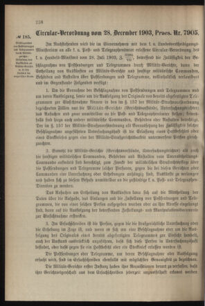 Verordnungsblatt für das Kaiserlich-Königliche Heer 19031231 Seite: 2