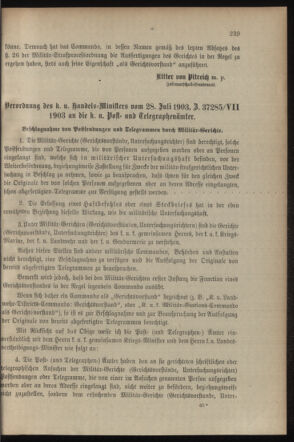 Verordnungsblatt für das Kaiserlich-Königliche Heer 19031231 Seite: 3