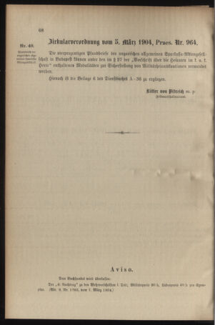 Verordnungsblatt für das Kaiserlich-Königliche Heer 19040312 Seite: 2