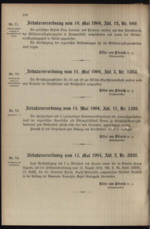 Verordnungsblatt für das Kaiserlich-Königliche Heer 19040519 Seite: 2