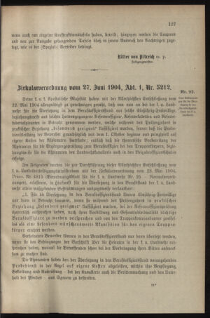 Verordnungsblatt für das Kaiserlich-Königliche Heer 19040708 Seite: 3