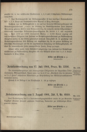 Verordnungsblatt für das Kaiserlich-Königliche Heer 19040809 Seite: 3