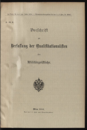 Verordnungsblatt für das Kaiserlich-Königliche Heer 19040928 Seite: 23