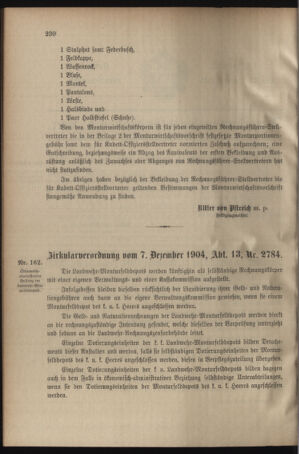 Verordnungsblatt für das Kaiserlich-Königliche Heer 19041217 Seite: 2