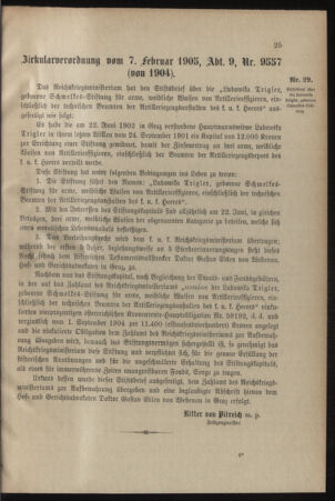 Verordnungsblatt für das Kaiserlich-Königliche Heer 19050208 Seite: 3