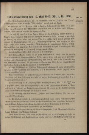 Verordnungsblatt für das Kaiserlich-Königliche Heer 19050518 Seite: 3