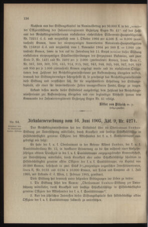 Verordnungsblatt für das Kaiserlich-Königliche Heer 19050617 Seite: 4