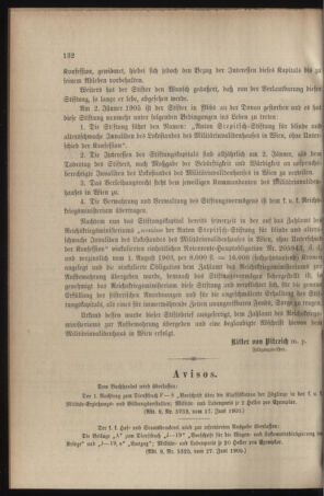 Verordnungsblatt für das Kaiserlich-Königliche Heer 19050628 Seite: 2