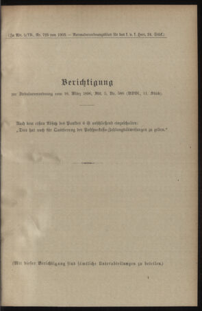 Verordnungsblatt für das Kaiserlich-Königliche Heer 19050728 Seite: 5