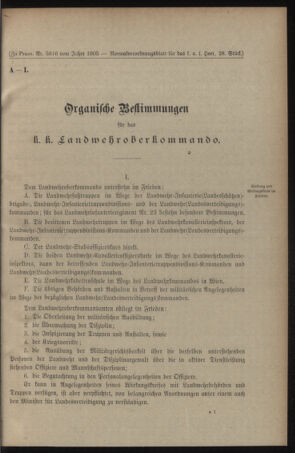 Verordnungsblatt für das Kaiserlich-Königliche Heer 19050912 Seite: 3