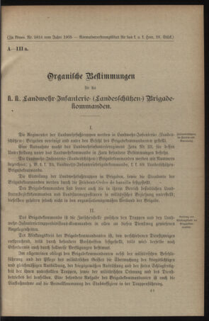 Verordnungsblatt für das Kaiserlich-Königliche Heer 19050912 Seite: 9