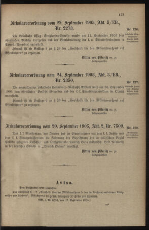 Verordnungsblatt für das Kaiserlich-Königliche Heer 19050928 Seite: 3