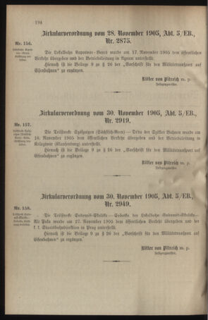 Verordnungsblatt für das Kaiserlich-Königliche Heer 19051207 Seite: 2