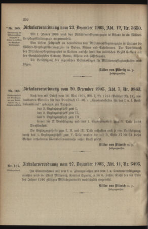 Verordnungsblatt für das Kaiserlich-Königliche Heer 19051228 Seite: 4