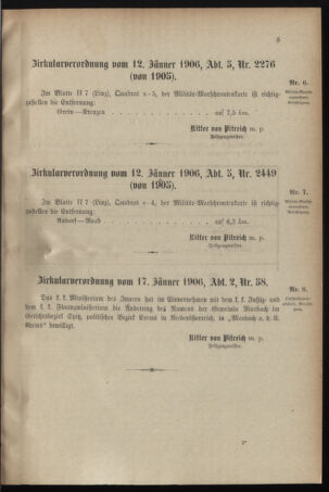 Verordnungsblatt für das Kaiserlich-Königliche Heer 19060118 Seite: 3