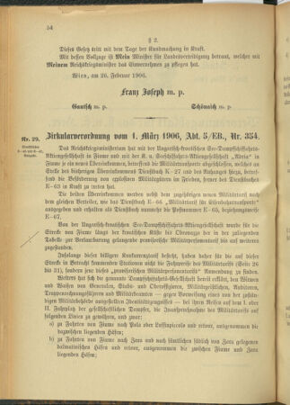 Verordnungsblatt für das Kaiserlich-Königliche Heer 19060308 Seite: 2