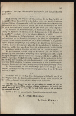 Verordnungsblatt für das Kaiserlich-Königliche Heer 19060702 Seite: 3