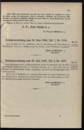 Verordnungsblatt für das Kaiserlich-Königliche Heer 19060702 Seite: 5