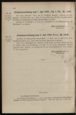 Verordnungsblatt für das Kaiserlich-Königliche Heer 19060718 Seite: 2