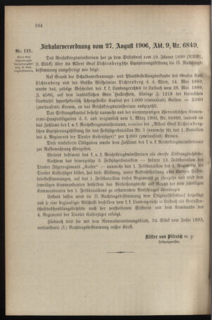 Verordnungsblatt für das Kaiserlich-Königliche Heer 19060828 Seite: 4