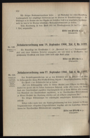 Verordnungsblatt für das Kaiserlich-Königliche Heer 19060928 Seite: 2