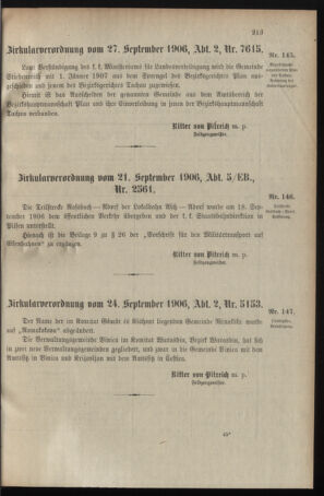 Verordnungsblatt für das Kaiserlich-Königliche Heer 19060928 Seite: 3