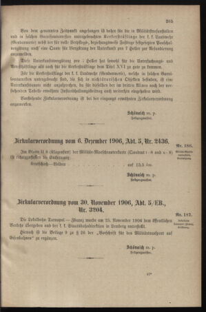 Verordnungsblatt für das Kaiserlich-Königliche Heer 19061207 Seite: 3