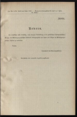 Verordnungsblatt für das Kaiserlich-Königliche Heer 19061218 Seite: 9