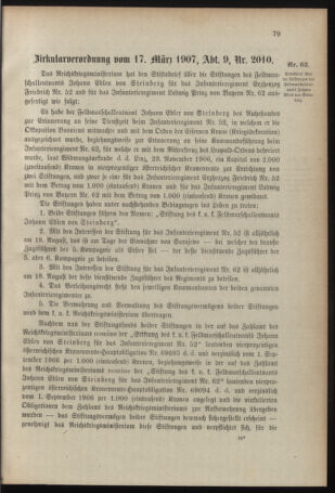 Verordnungsblatt für das Kaiserlich-Königliche Heer 19070328 Seite: 3