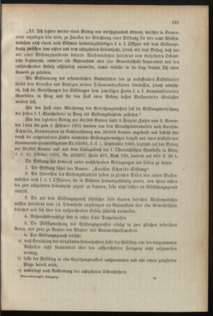 Verordnungsblatt für das Kaiserlich-Königliche Heer 19070418 Seite: 17