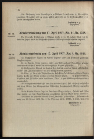 Verordnungsblatt für das Kaiserlich-Königliche Heer 19070427 Seite: 2