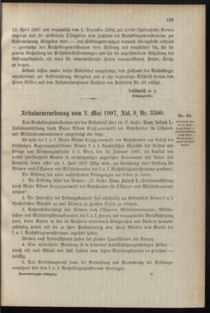 Verordnungsblatt für das Kaiserlich-Königliche Heer 19070508 Seite: 5