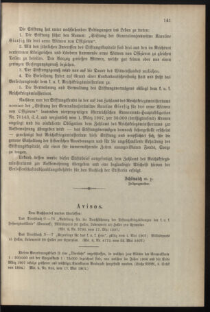 Verordnungsblatt für das Kaiserlich-Königliche Heer 19070528 Seite: 11