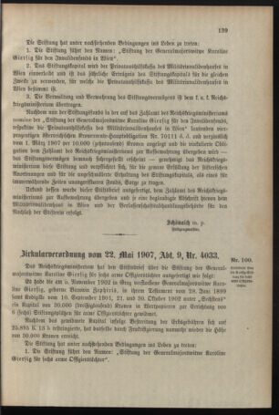 Verordnungsblatt für das Kaiserlich-Königliche Heer 19070528 Seite: 9