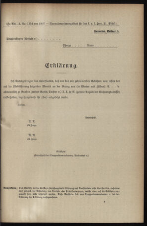 Verordnungsblatt für das Kaiserlich-Königliche Heer 19070708 Seite: 7