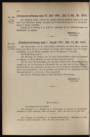 Verordnungsblatt für das Kaiserlich-Königliche Heer 19070808 Seite: 2