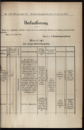 Verordnungsblatt für das Kaiserlich-Königliche Heer 19070808 Seite: 3