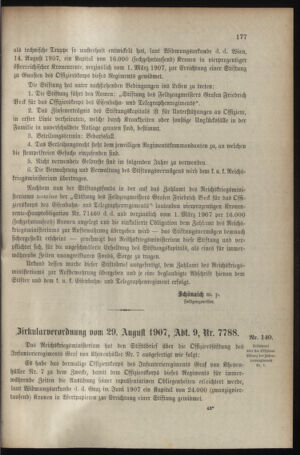 Verordnungsblatt für das Kaiserlich-Königliche Heer 19070907 Seite: 3