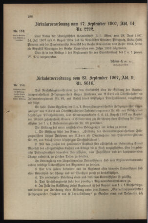 Verordnungsblatt für das Kaiserlich-Königliche Heer 19070928 Seite: 4