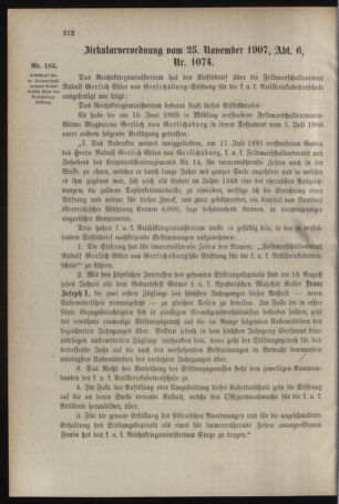 Verordnungsblatt für das Kaiserlich-Königliche Heer 19071128 Seite: 4