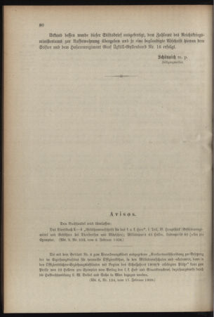 Verordnungsblatt für das Kaiserlich-Königliche Heer 19080218 Seite: 6