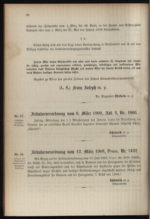 Verordnungsblatt für das Kaiserlich-Königliche Heer 19080318 Seite: 4