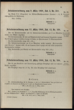 Verordnungsblatt für das Kaiserlich-Königliche Heer 19080318 Seite: 5