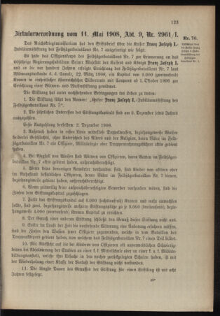 Verordnungsblatt für das Kaiserlich-Königliche Heer 19080518 Seite: 3