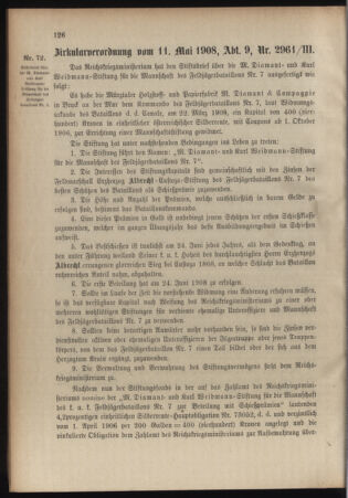 Verordnungsblatt für das Kaiserlich-Königliche Heer 19080518 Seite: 6