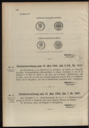 Verordnungsblatt für das Kaiserlich-Königliche Heer 19080527 Seite: 2