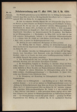 Verordnungsblatt für das Kaiserlich-Königliche Heer 19080606 Seite: 2