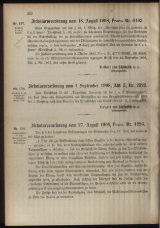 Verordnungsblatt für das Kaiserlich-Königliche Heer 19080907 Seite: 4