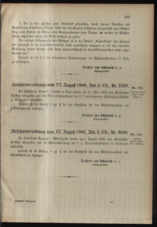 Verordnungsblatt für das Kaiserlich-Königliche Heer 19080907 Seite: 5