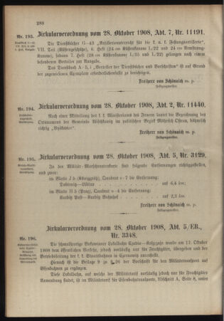 Verordnungsblatt für das Kaiserlich-Königliche Heer 19081107 Seite: 2